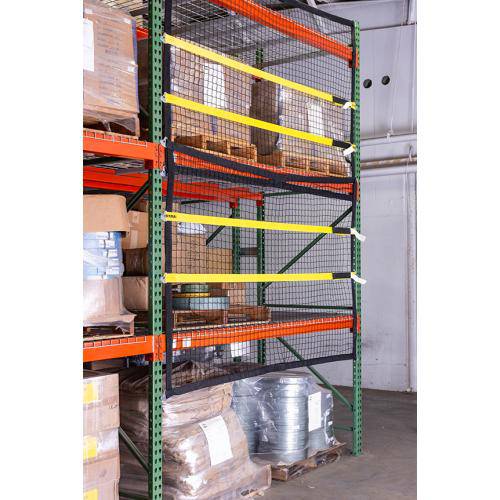 Pallet Rack Modular Safety Netting - Standard/J-Hook Attachments - Adrian's Safety Solutions
