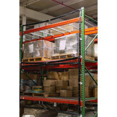 Pallet Rack Modular Safety Netting - Standard/J-Hook Attachments - Adrian's Safety Solutions