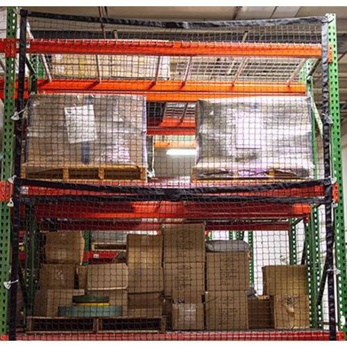 Pallet Rack Modular Safety Netting - Standard/J-Hook Attachments - Adrian's Safety Solutions