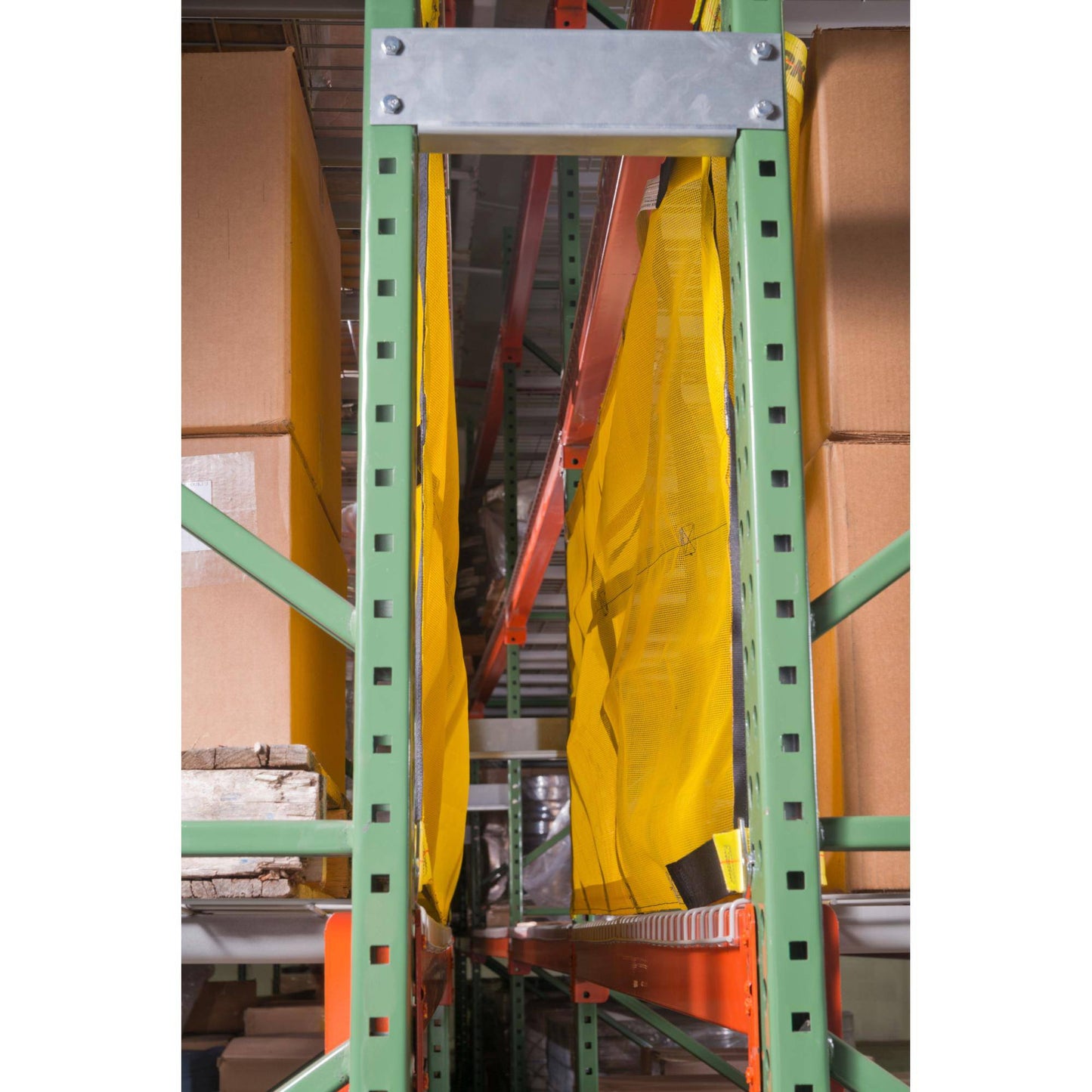 Pallet Rack Safety Nets - Standard/J-Hook Attachments - Adrian's Safety Solutions