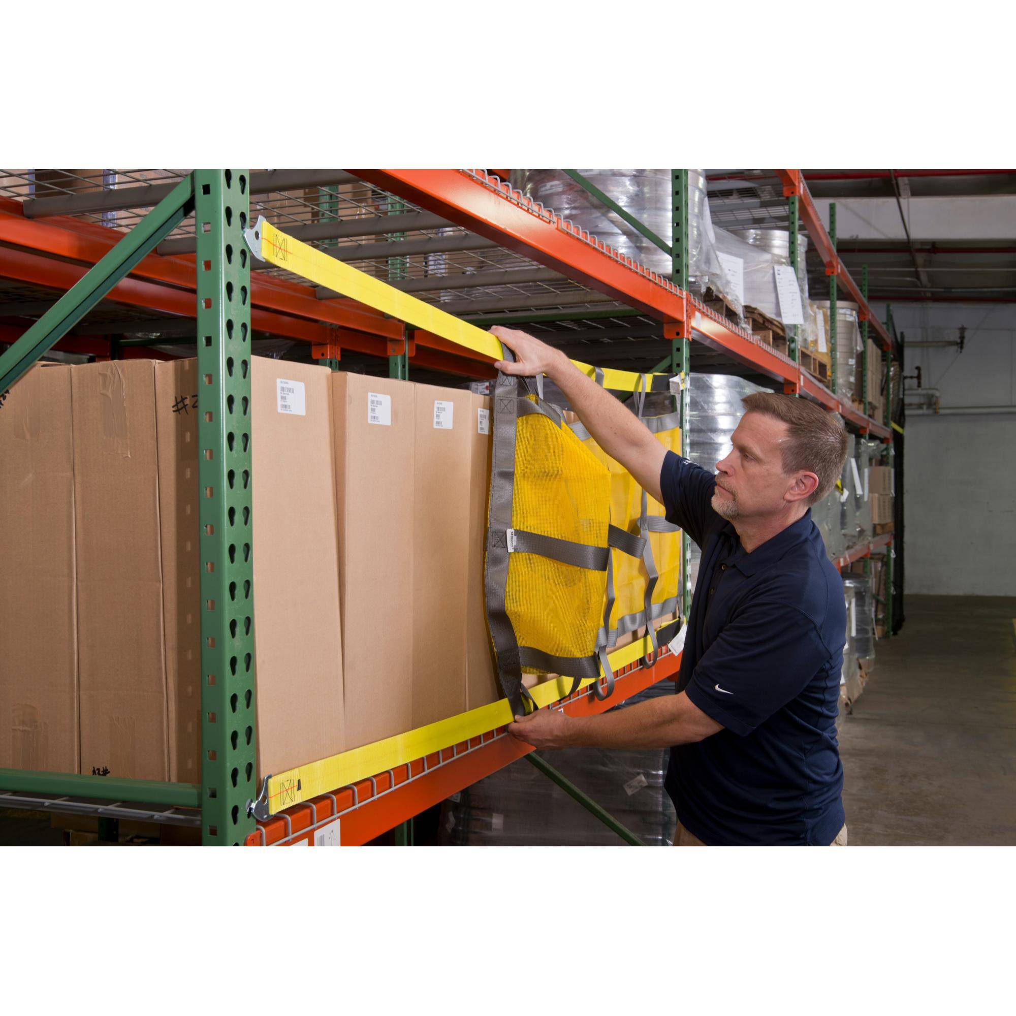 Pallet Rack Safety Nets - Standard/J-Hook Attachments – Source 4 Industries