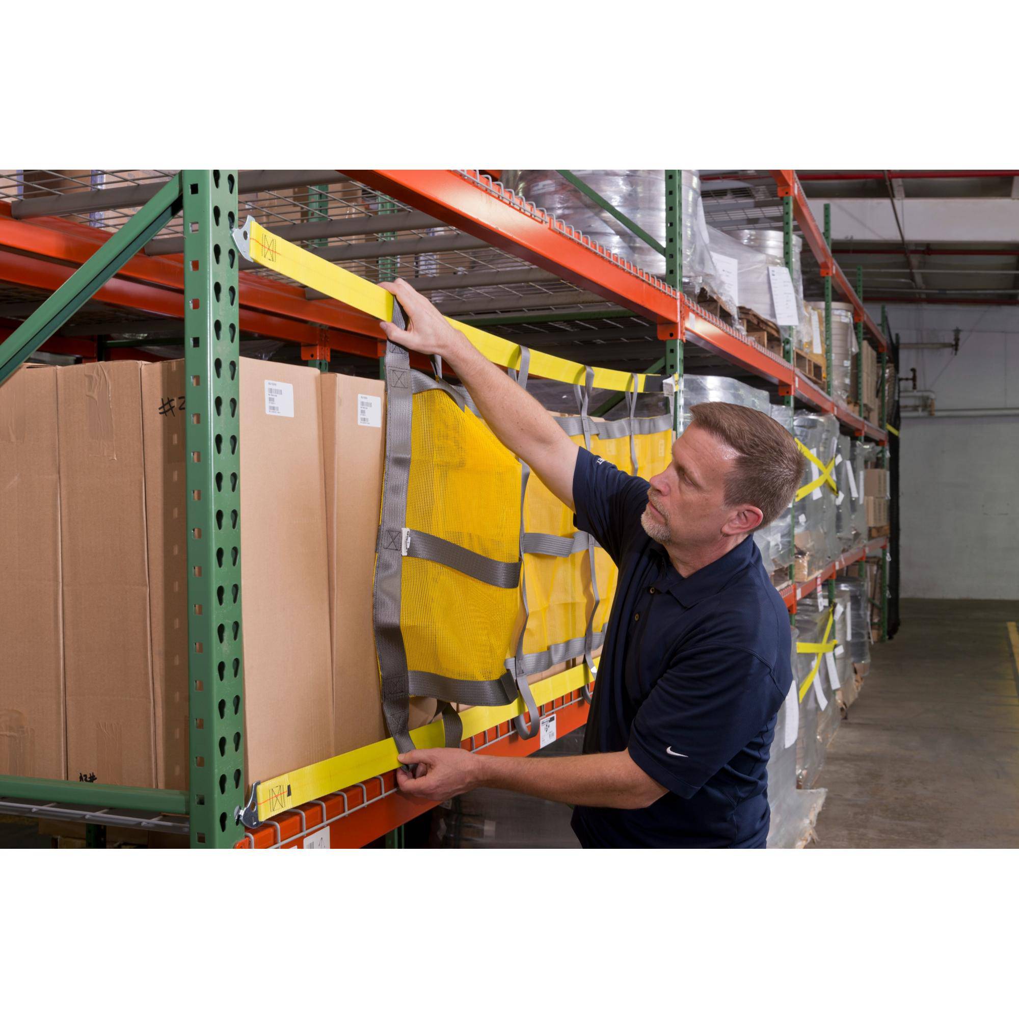 Pallet Rack Safety Nets - Standard/J-Hook Attachments – Source 4 Industries