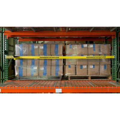 Pallet Rack Safety Straps - Standard/J-Hook Attachments - Adrian's Safety Solutions