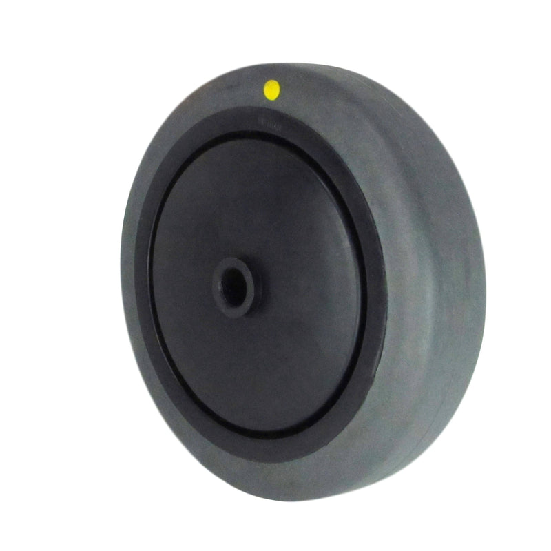 5" x 1-1/4" Conductive Thermo Rubber Wheel - Durable Superior Casters
