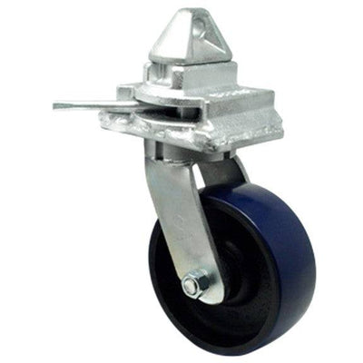 8" x 3" Energy Saver Polyon Cast Shipping Container Caster - Durable Superior Casters