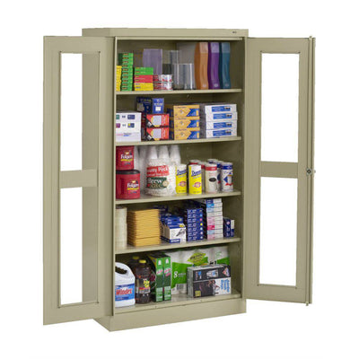 Standard C-Thru Storage Cabinet (Pre-Assembled) 36"w x 18"d x 72"h - Tennsco