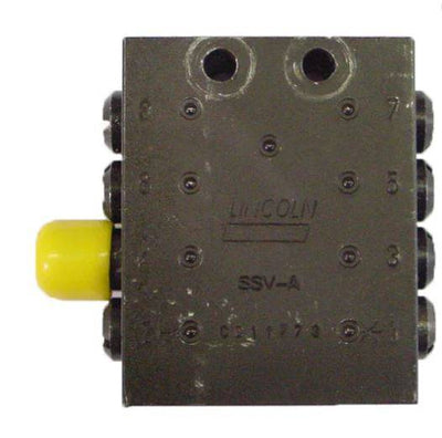 SSV Divider Valve w/ 8 Outlets W/ indicator pin - Lincoln Industrial