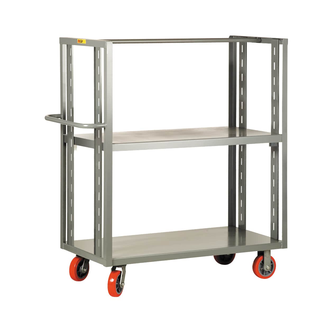 2-Sided Adjustable Shelf Truck with Open Angle Ends - Little Giant