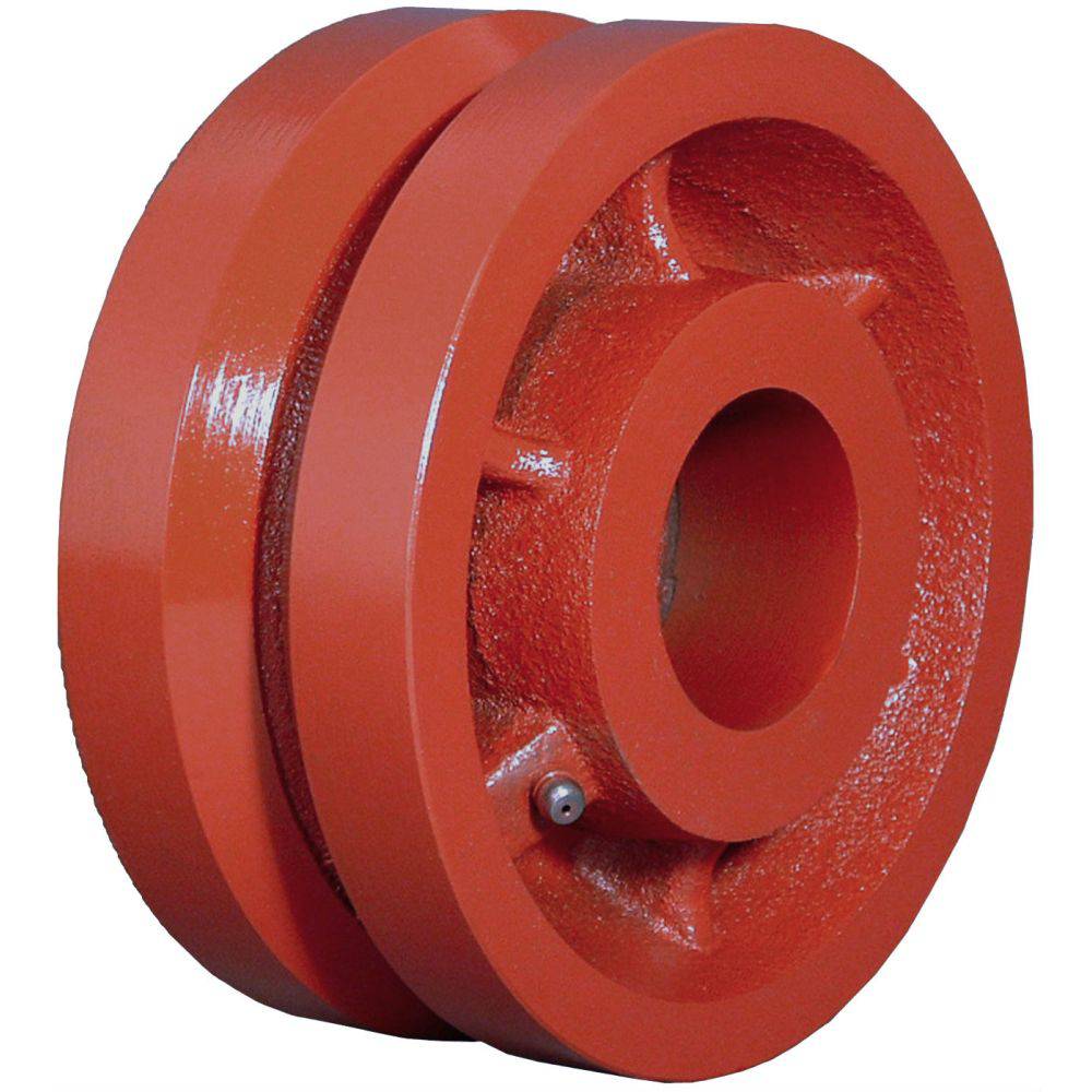 8" x 3" Ductile Steel V-Groove Wheel - 5000 Lbs. Capacity - Durable Superior Casters