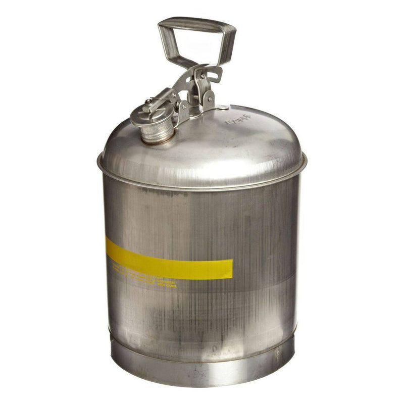 Type I Safety Can 5 Gal. Stainless Steel - Eagle Manufacturing