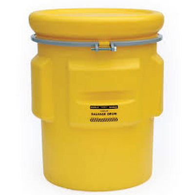 Salvage Drum 65 Gal. Yellow w/ Metal Band & Bolt - Eagle Manufacturing