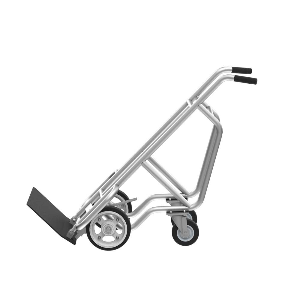 Valley Craft 4-Wheel Deluxe Commercial Hand Trucks, Spring-Loaded Shoe - F84800A1