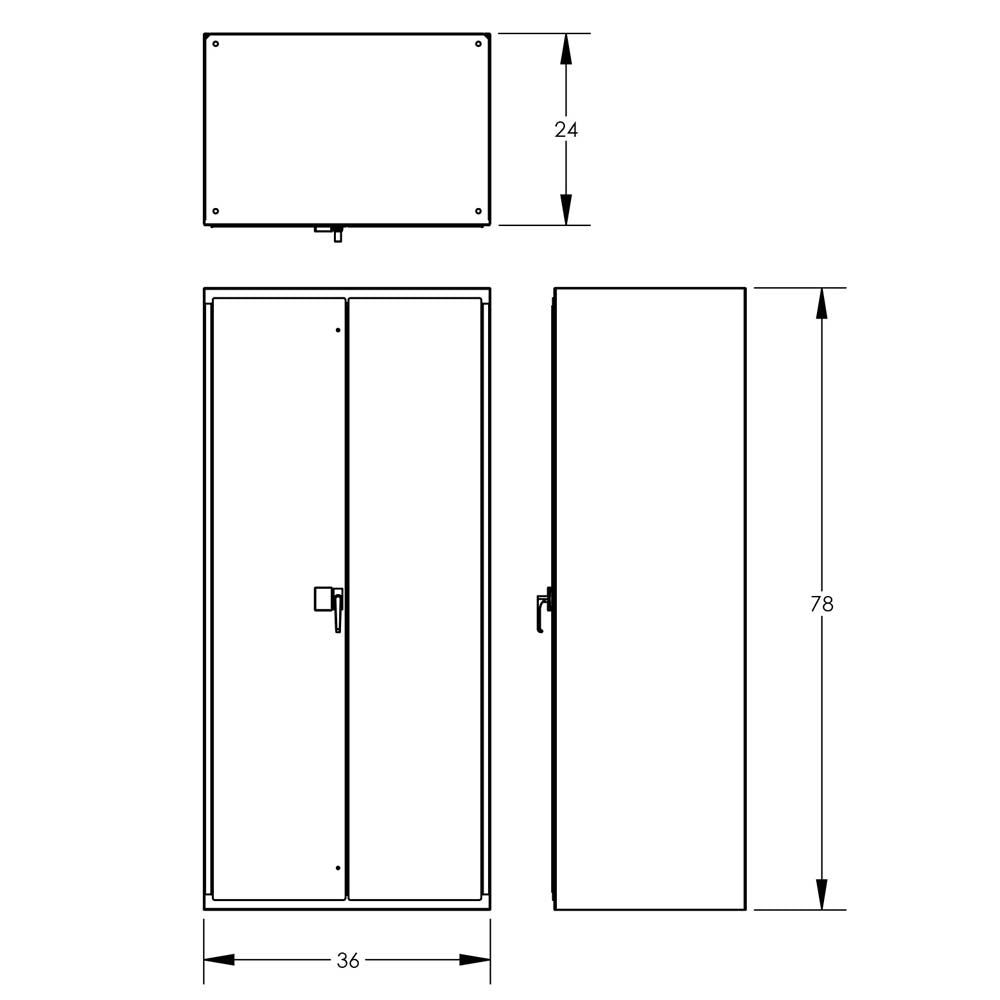 Valley Craft Electronic Locking Cabinets, Industrial - F85232A6