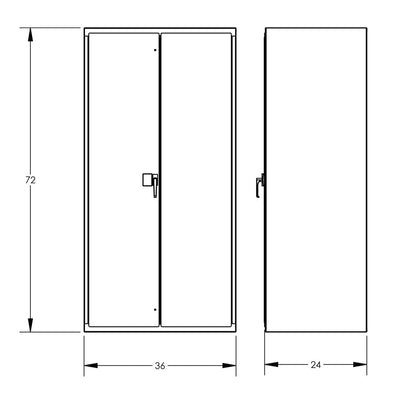 Valley Craft Electronic Locking Cabinets, Industrial - F85875A0