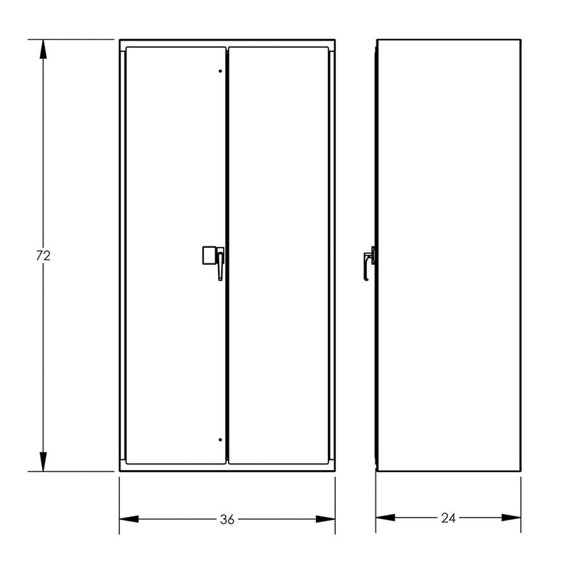Valley Craft Electronic Locking Cabinets, Industrial - F85875A0