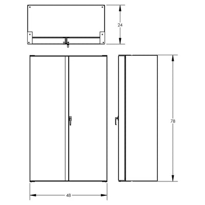 Valley Craft Bin & Shelf Cabinets - F89098