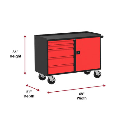 Valley Craft Deluxe Mobile Workbenches - F89616RB