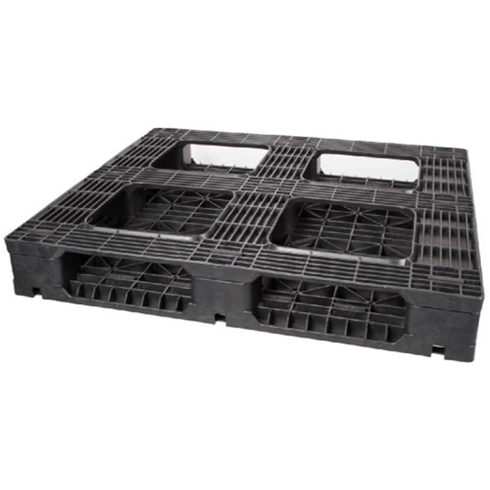 Stackable Rackable Plastic Pallet 48" x 40" - 25,000 lbs. Static Load - Nelson