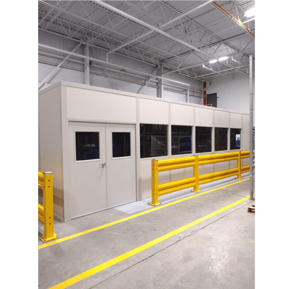 Next Rails Warehouse Heavy Duty Warehouse Double Guard Rail Add-On Unit – Source 4 Industries