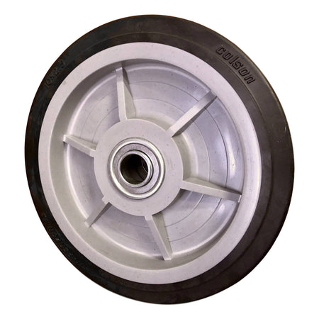 10" x 2-1/2" Mold-On Rubber Centered Hub 1" Bearing  - 800 lbs. Cap. - Dutro
