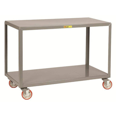 Mobile Table w/ Bottom Shelf (Braked Wheels) - Little Giant