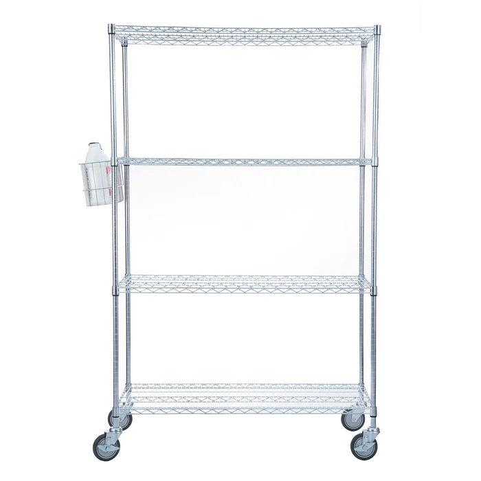 Accessory Basket For Wire Linen Carts & Shelving Units - R&B Wire