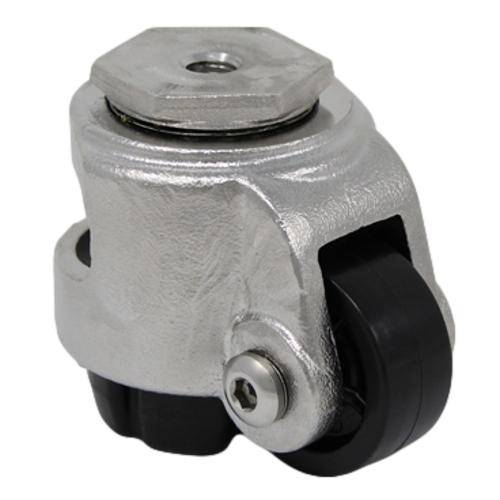 Stainless Steel Leveling Caster Threaded Hollow Kingpin - 600 lbs. Cap. - Durable Superior Casters
