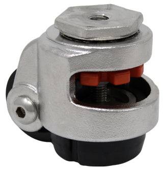 Stainless Steel Leveling Caster Threaded Hollow Kingpin - 600 lbs. Cap. - Durable Superior Casters