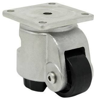 Stainless Steel Leveling Plate Caster - 1300 lbs. Capacity - Durable Superior Casters