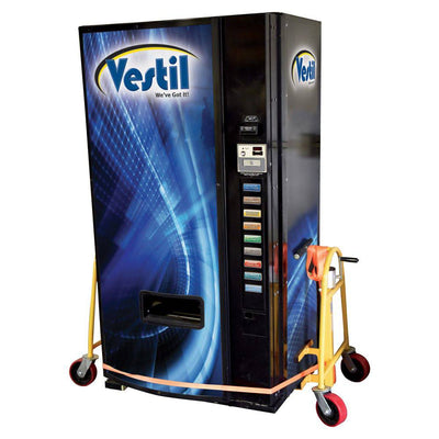 Steel Machinery/Vending Machine Lifts - 16 in x 30 in x 31 in - 1300 Lbs Capacity - Yellow - Vestil