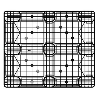 Plastic Industrial Pallet 48" x 40" - 8,800 lbs. Static Load - Nelson