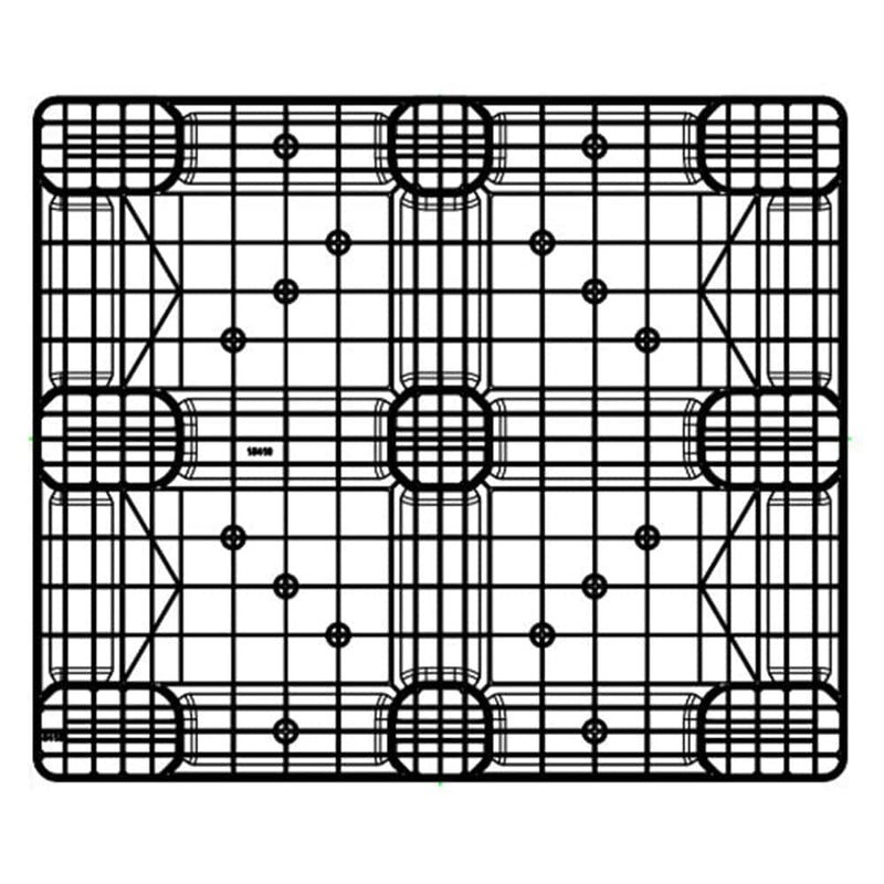 Plastic Industrial Pallet 48" x 40" - 8,800 lbs. Static Load - Nelson