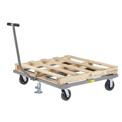 Pallet Dolly w/ T-Handle and Floor Locks - Little Giant