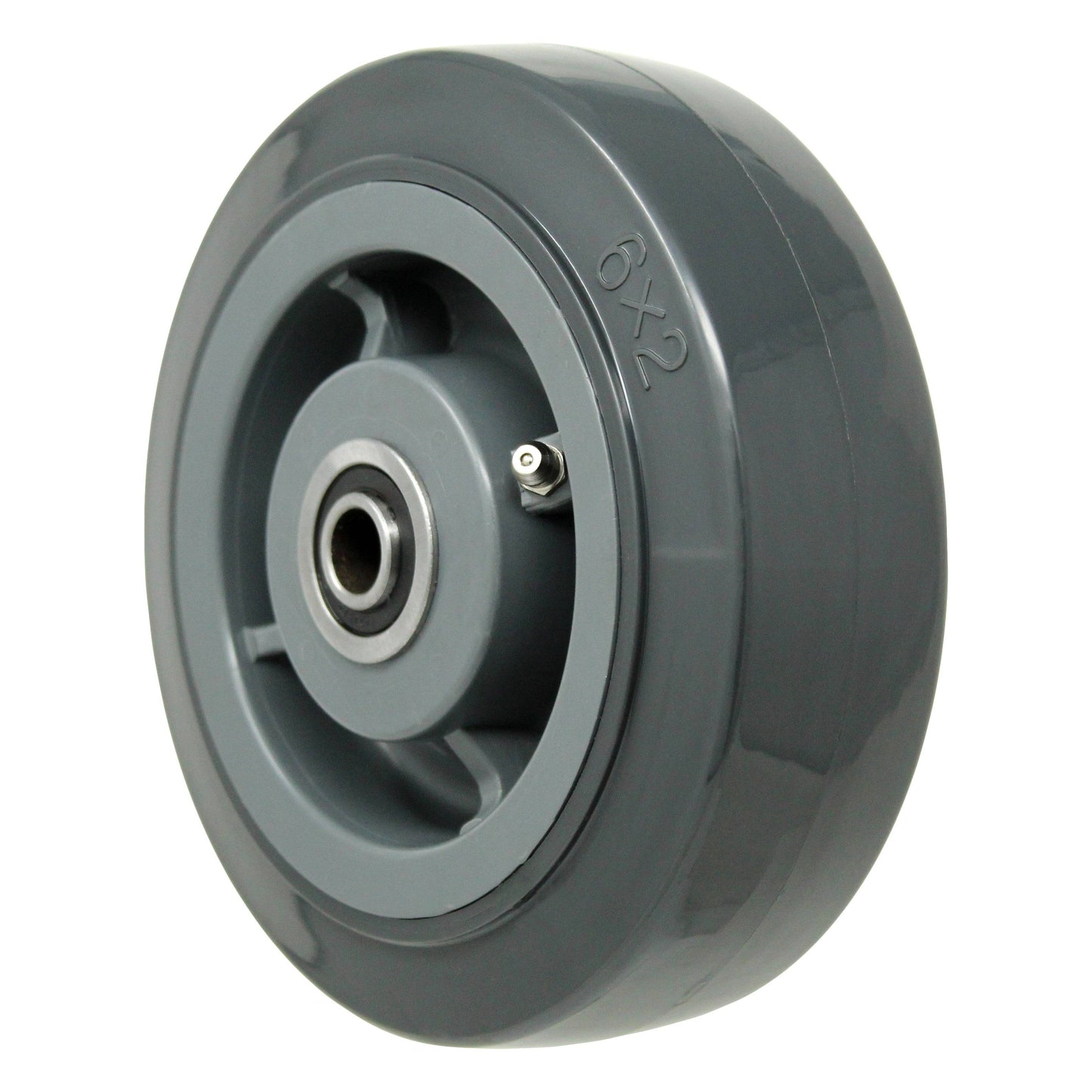 6" x 2" Polymadic Wheel 1/2" Precision Bearing - 900 lbs. Capacity - Durable Superior Casters