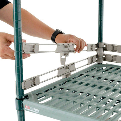 Metro Stackable Shelf Ledge for Super Erecta Pro Shelving - Metro