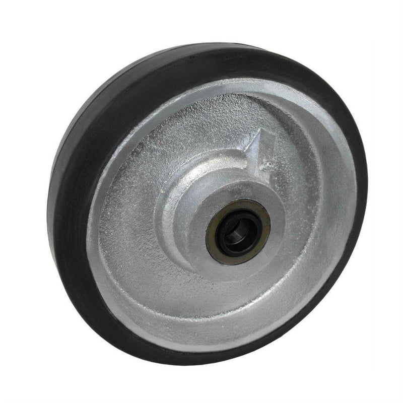 10" x 3 " Supreme Rubber on Cast Iron Wheel - 1300 lbs. Capacity - Durable Superior Casters