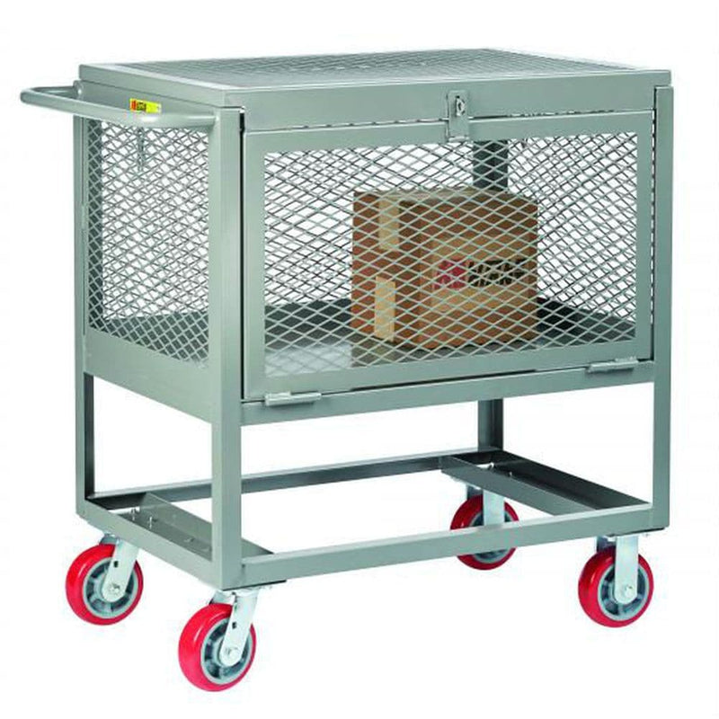 Raised Platform Truck w/ Drop-Gate and Lid - Little Giant