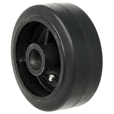 6" x 2" Mold-On Rubber Cast Wheel - 800 lbs. Capacity - Durable Superior Casters