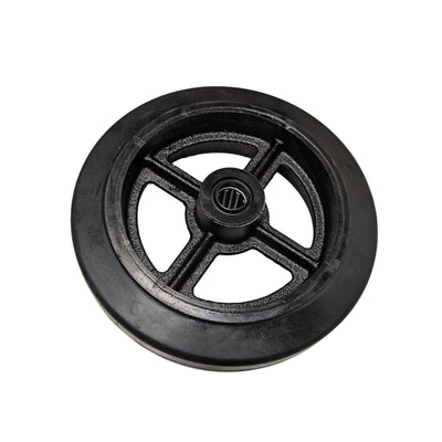 8" x 2" Mold-On Rubber Cast Wheel - 600 lbs. Capacity - Durable Superior Casters