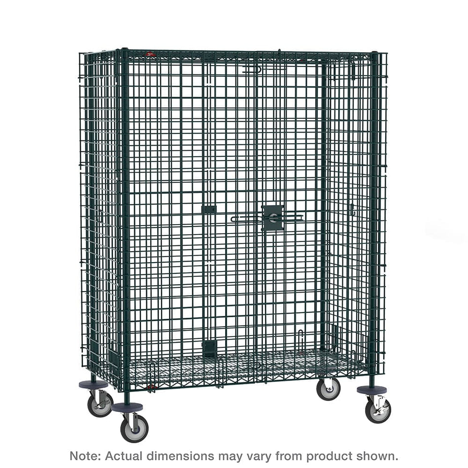 Metro Super Erecta Mobile Security Shelving Unit With Brakes - Metro