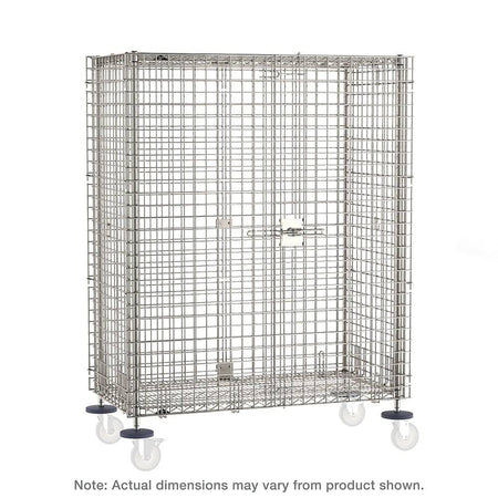 Standard-Duty Stem Caster Security Shelving Unit - Metro