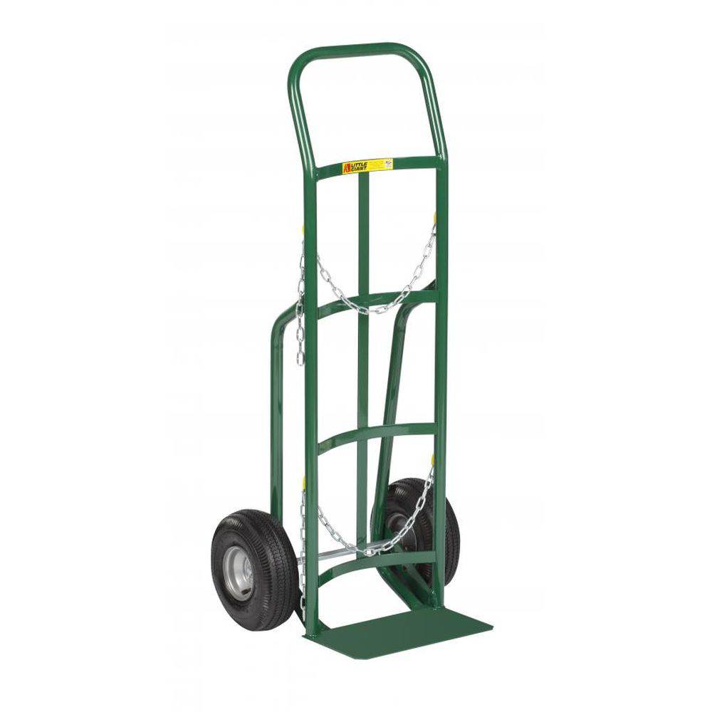 Single Cylinder Hand Truck w/ Continuous Handle (Pneumatic Wheels) - Little Giant