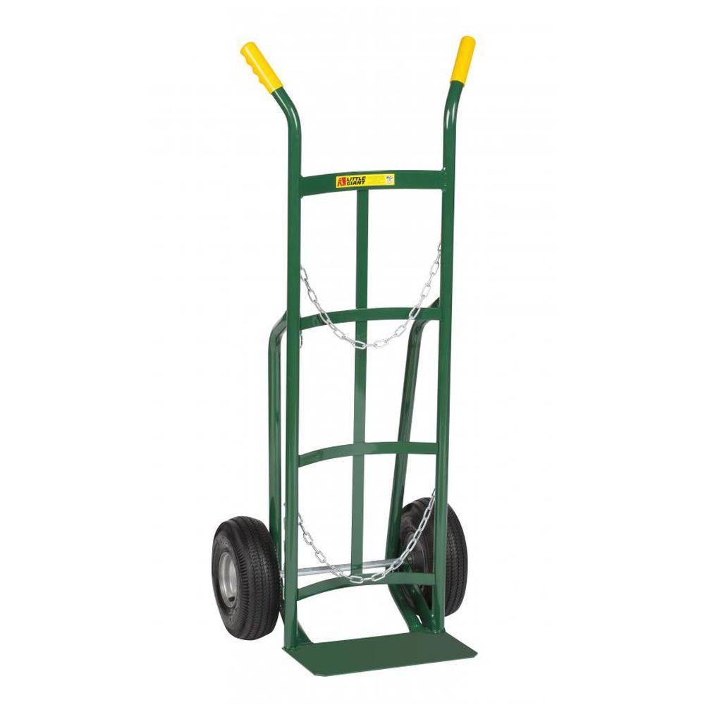 Single Cylinder Hand Truck Double Pin (Pneumatic Wheels) - Little Giant