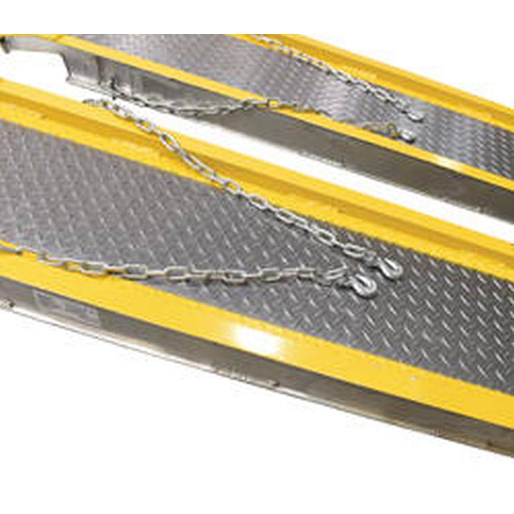 Aluminum Vehicle Twin Ramps - 10 ft - Vestil