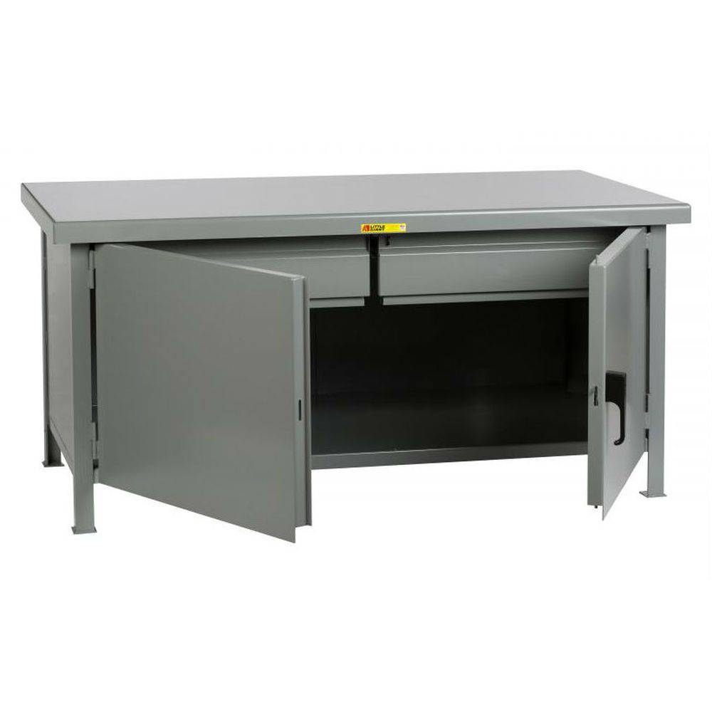 Heavy-Duty Cabinet Workbench w/ 2 Heavy-Duty Drawers - Little Giant