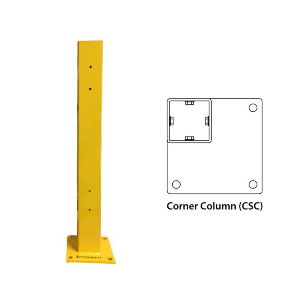 Heavy Duty Warehouse Guard Rail Column – Source 4 Industries