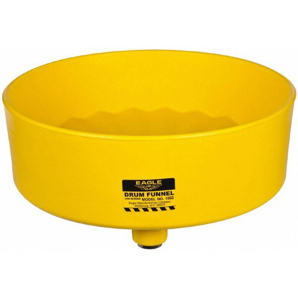Drum Funnel w/ Screen - Eagle Manufacturing