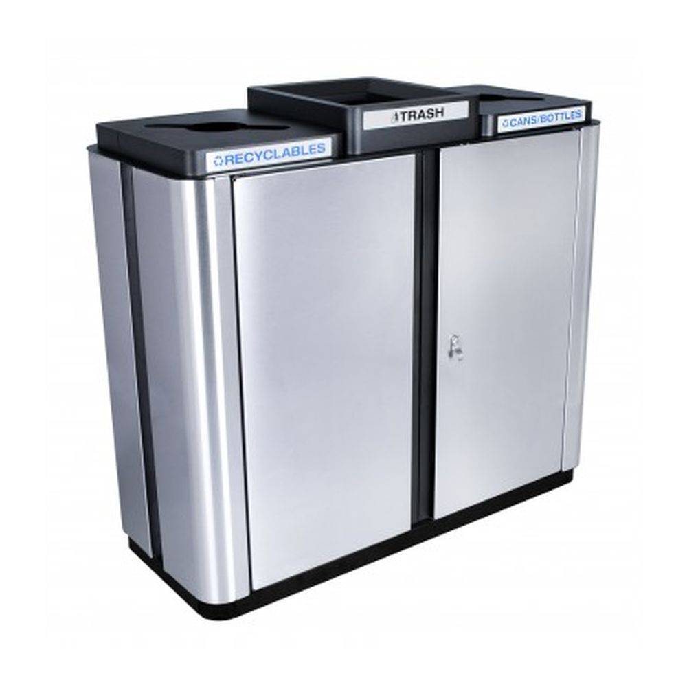 Echelon Collection Indoor Three Stream Receptacle - Ex-Cell Kaiser