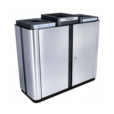 Echelon Collection Indoor Three Stream Receptacle - Ex-Cell Kaiser
