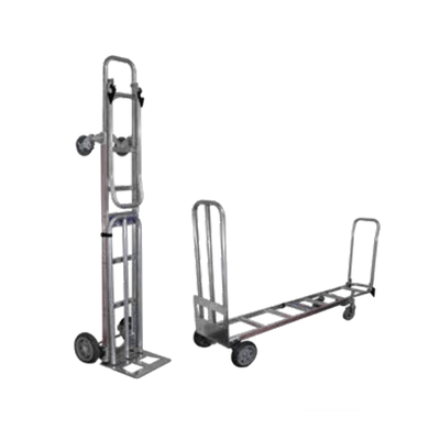 B&P 4-Wheel Folding Snack Route Truck, Weight Cap: 600lbs/1200lbs - B&P Manufacturing
